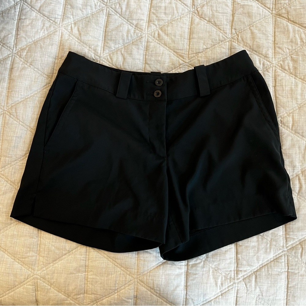 Black Nike golf shorts